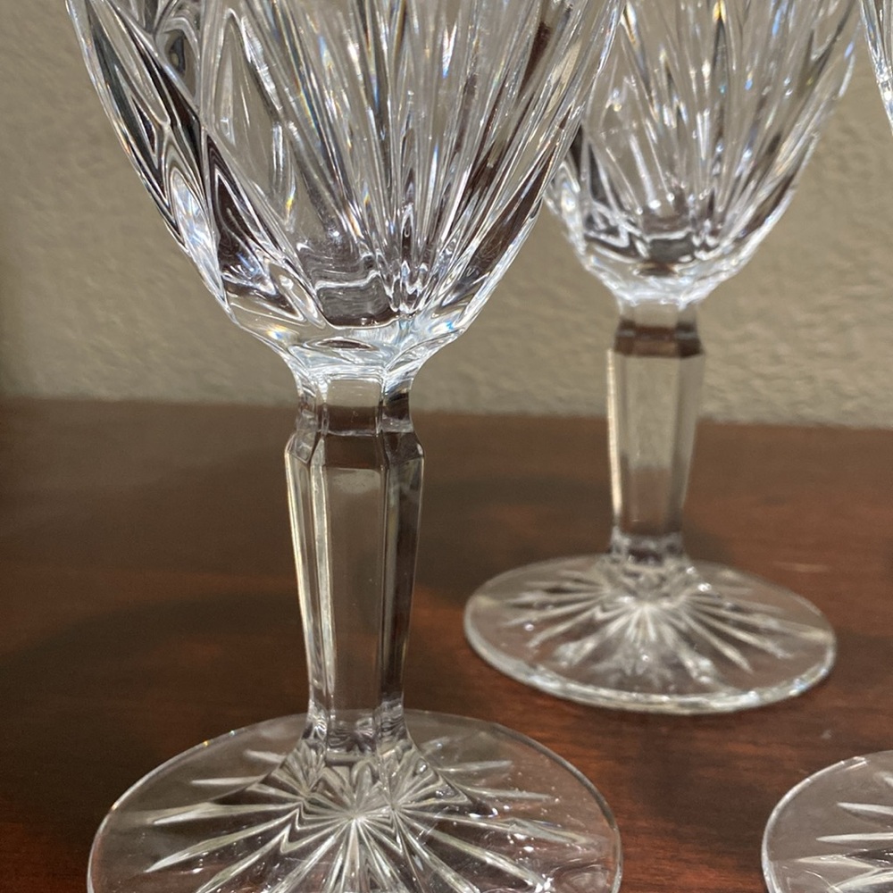 Vintage, Set of 4, Marquis Waterford Brookside Beverage Glasses. 12 OZ - Picture 3 of 9